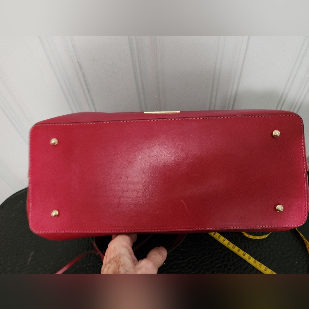 *Brahmin Spacious Raspberry Leather Bag - Picture 11 of 14